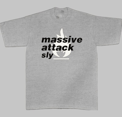 Massive attack heligoland t恤shirt （大举进攻）trip hop