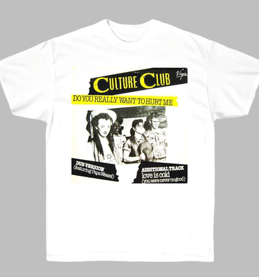 CULTURE CLUB 乐队原创设计印花短袖男女 Boy George