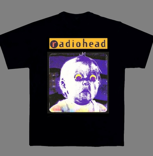 Radiohead t恤shirt 电台司令乐队英国牛津郡阿宾顿的另类摇滚