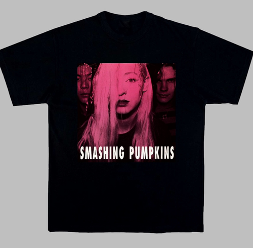 Smashing pumpkin t恤乐队经典潮牌印花美式高街古着grunge