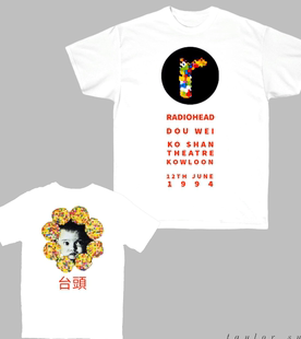 Radiohead t恤shirt 乐队周边摇滚音乐短袖男女