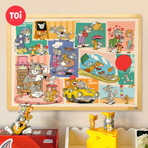 TOI图益潮玩拼图1000片手工玩具