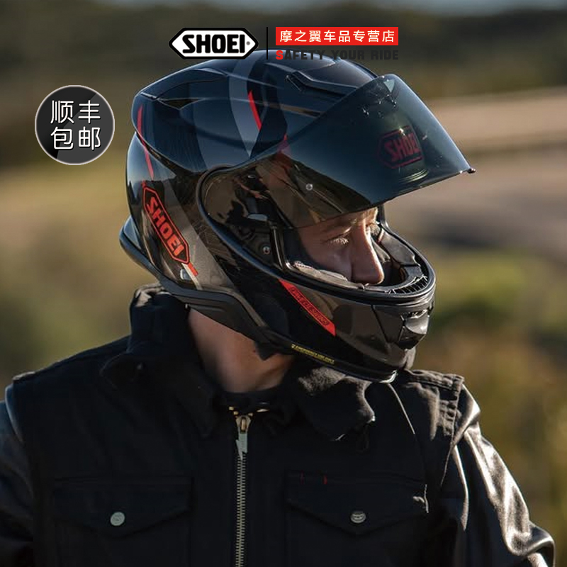日本shoei GTAir2双镜片摩托机赛车防摔跑盔全盔防雾四季赛道头盔