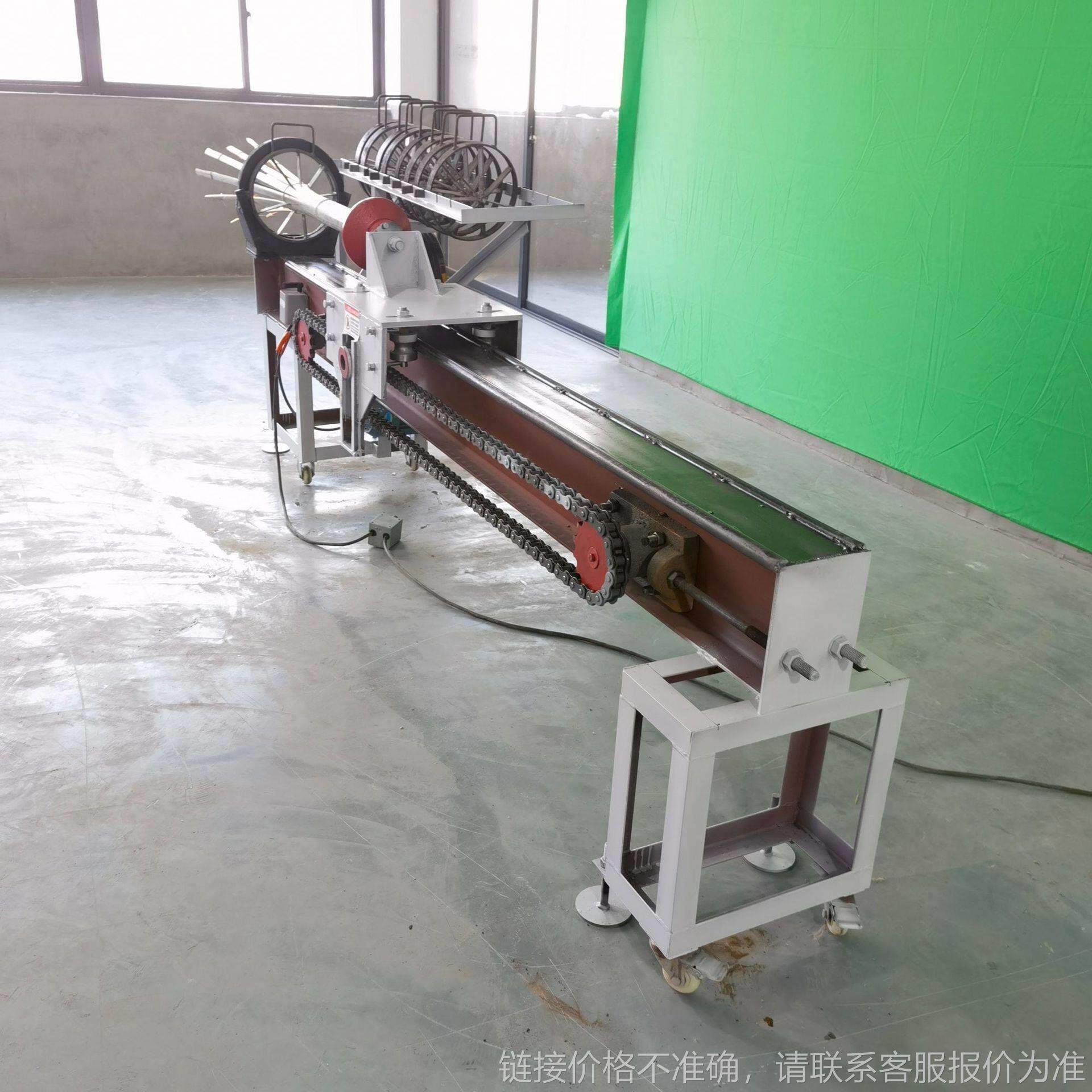 8米劈竹子机器剖竹机加工竹子设备全自动破竹机竹子加工设备