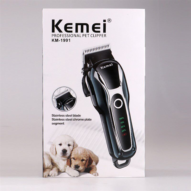 极速KEMEI KM-1991 Professional Clipper Pet DoQg Hair Trimmer