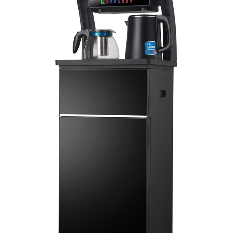 极速新型热水机抽水机房间家庭新式自吸式K玻璃门桶装水饮水机制