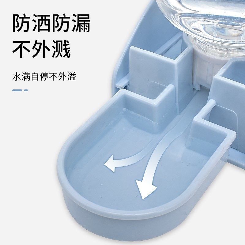 极速猫碗狗狗食盆悬挂式防打x翻猫咪自动饮水机猫粮喂食器宠物挂