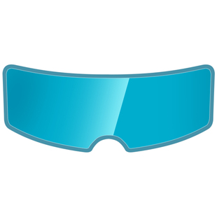 新品冬季摩托车头盔防雨防雾w贴膜通用型镜片防水防雾贴电动车半