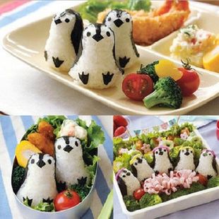 极速Best Selling Penguin sushi molEd rice ball mould egg soa