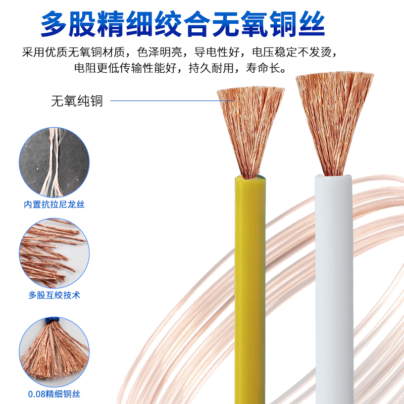 极速TRV拖链控制信号线0.75 y1单芯2.5 4 6平方抗拉高柔线纯铜芯