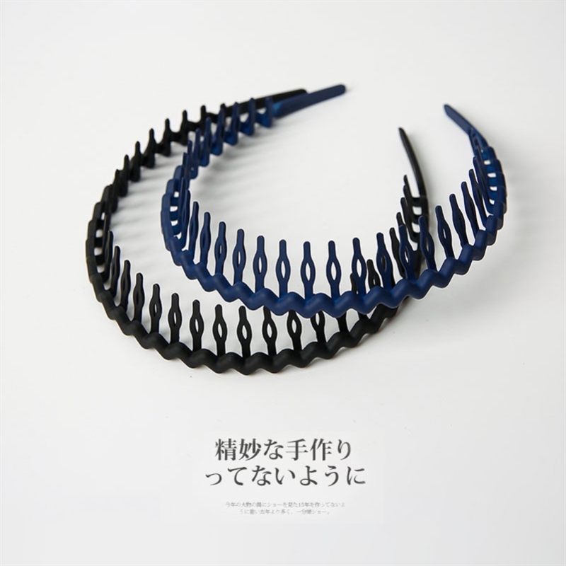 极速洗脸发箍女款专用防滑带x齿压发发卡发捆秋冬黑色洗漱发窟头