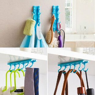 极速Kitchen Rack Holdert Hook Ceiling Wall Cabinet Hanging
