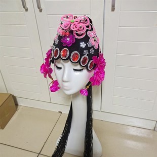 极速古典舞头饰戏剧花旦头饰小花B旦青衣头饰百花争艳特价版头饰