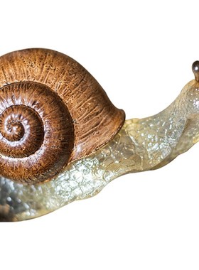 极速仿真大蜗牛花盆花瓶鱼缸装饰挂件摆件礼品礼物W励志花园阳台