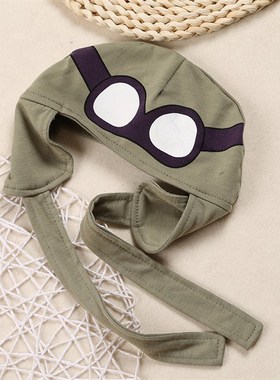 极速男童航飞员长袖连体衣带帽子军绿色婴儿飞X行员哈衣童装