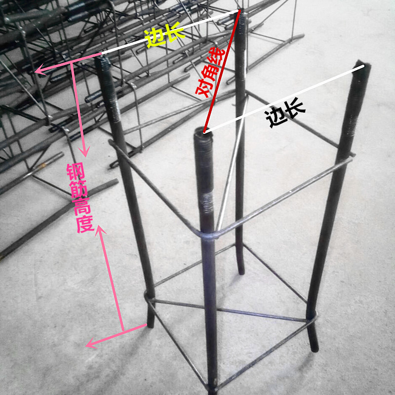 极速路灯钢筋f笼地预埋件地笼监控杆热弯预埋件庭院灯太阳能立杆