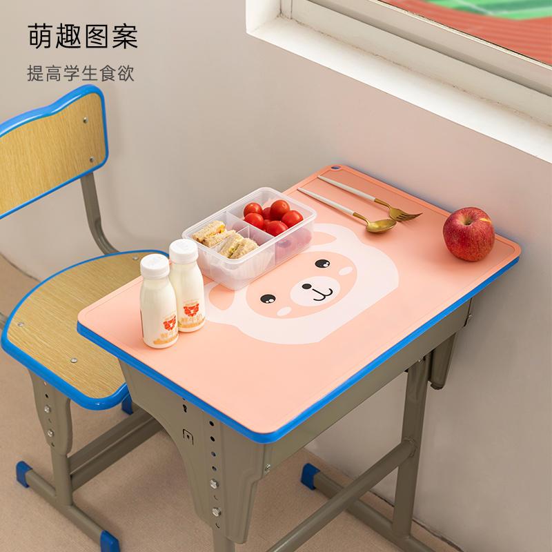 极速小学生矽胶餐垫n一年级课桌午餐防水防油桌垫可折叠可携式隔