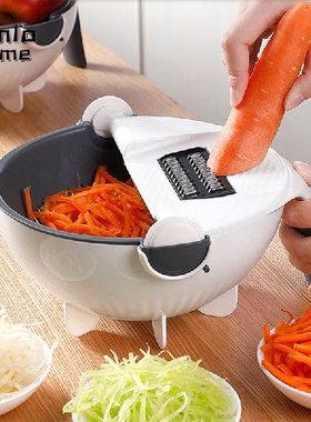 极速Multcifunctional Vegetable Slicer 9 In 1 Rotate Vegetabl
