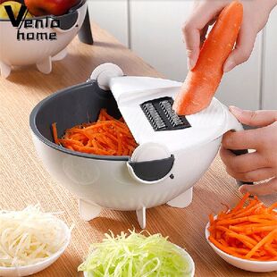 极速Multcifunctional Vegetable Slicer 9 In 1 Rotate Vegetabl