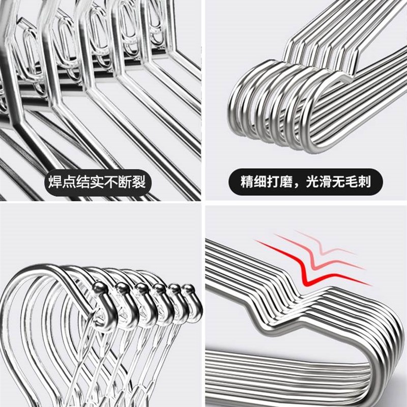 极速防风衣架不锈钢防p掉固定卡扣室外晾衣服掉落吹走户外晒衣架