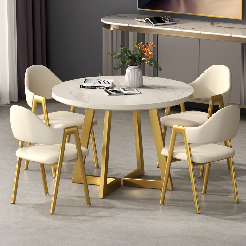 极速接待洽谈桌椅北欧网红u阳台小桌椅简约奶茶店休闲会客一桌四