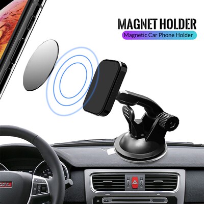 极速Magnetic Car Phone Holder Windshield SuckeRr Stand 360 D