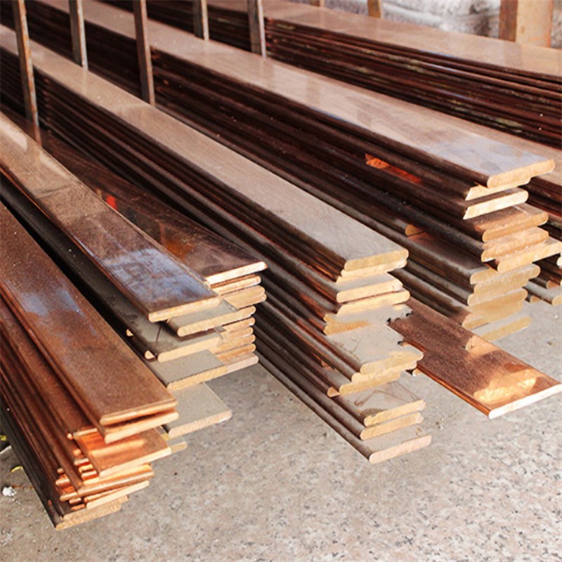 极速t2接地汇流l紫铜排扁条镀锡空开接线铜排连接片地线铜条散热