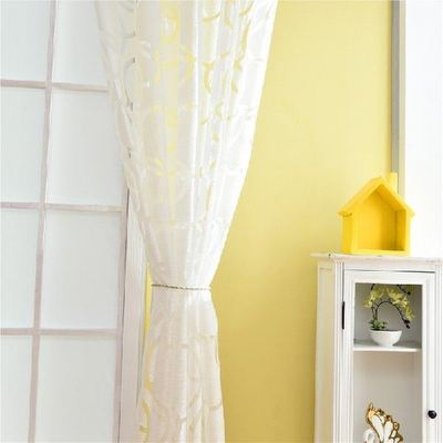 极速Modern Black Plaid Tuvlle for Window Sheer Curtains Home