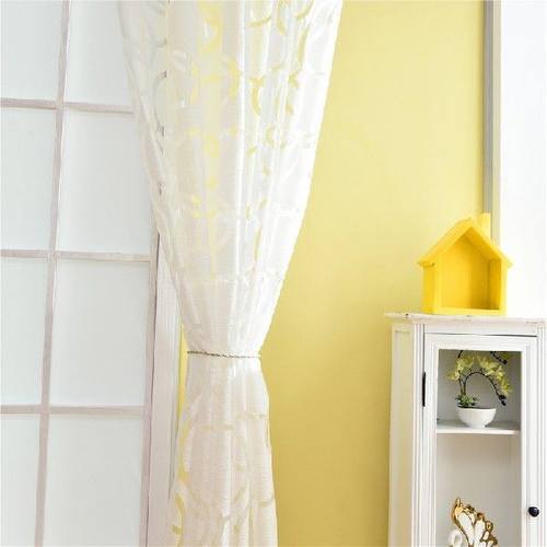 极速Modern Black Plaid Tuvlle for Window Sheer Curtains Home