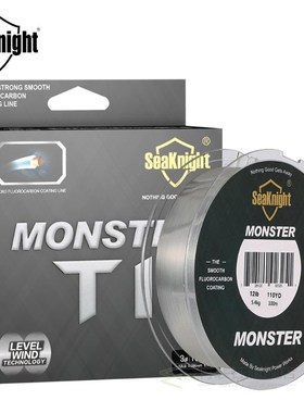 极速2019 New Arrival MONSTEwR T1 100M Fluorocarbon Fishing L