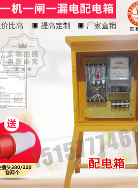 极速工地380V配电箱一机一闸40A63A100A160A三相五线漏Z电保护开