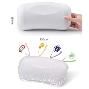 极速Watcerproof PVC Pillows With Suction Cups Bathtub Pillow