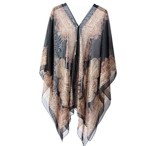 极速New shawl women psummer scarf chiffon Sun Protection Clo