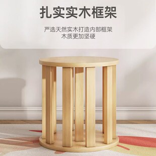 小凳子简约沙发垫脚软包客厅皮 b凳门口家用玄关入户穿鞋 新品 换鞋