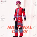 成人男独龙族演出服饰少数民族服装 速发新款 男生合唱服舞台表演服