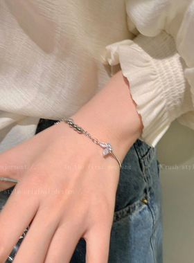 极速魂牵梦萦~蝴蝶手链q女款夏轻奢小众设计精致ins冷淡风网红闺