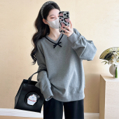 孕妇a上衣女秋装 裤 2025新款 卫衣t恤秋冬季 子两件 衣服宽松长袖 新品