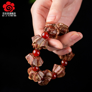 极速原籽滴血莲花菩提子佛珠手串高抛成品手工文玩W饰品男女手链