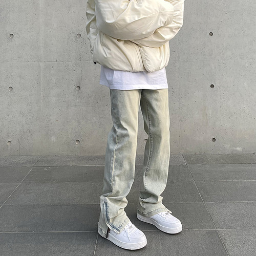 极速Skinny Jehans Men Y2k Autumn Fashion Casual Vintage Fit