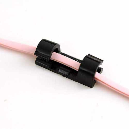 极速免打孔理线夹集固线器电线z塑料自粘免墙粘管卡子线固定夹子