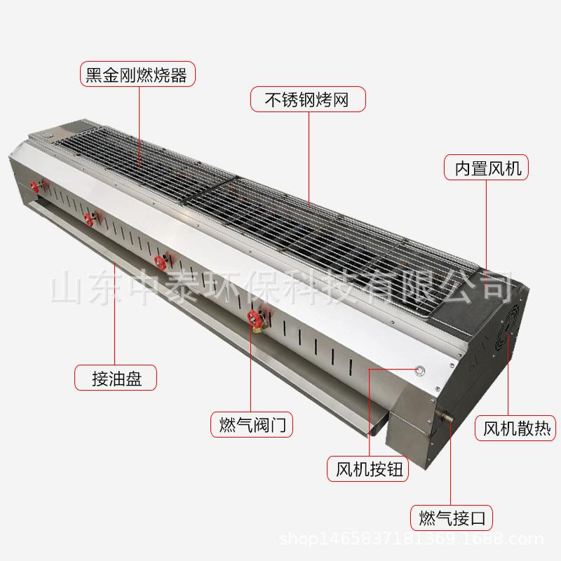 电烤炉商用烧烤炉黑金刚电热无烟烤串机电烤羊肉串家用烤生蚝炉子
