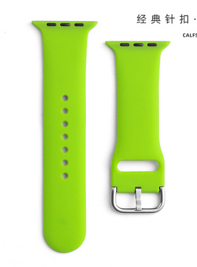 极速2022 Applicable iwatch strap Fashion mMonochromatic sili