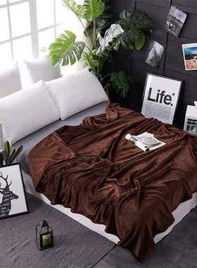 极速Coral fleece blankets flannel blanket summer airX condit