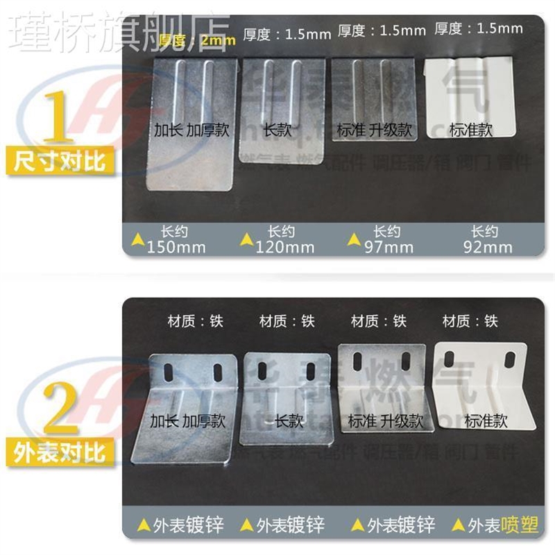 极速家用天然气表支架燃气表底座煤气表托盘固定S表坐气表托架配