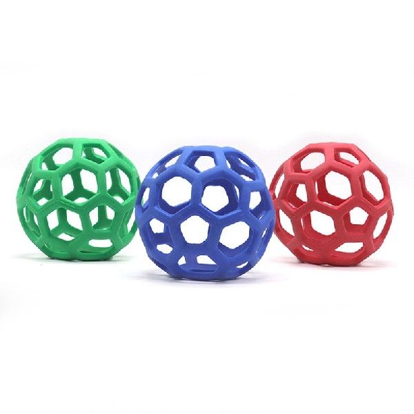 极速1pcs Dog Roller Ball Hollow Bite Proof FeQtch Bouncy Bal