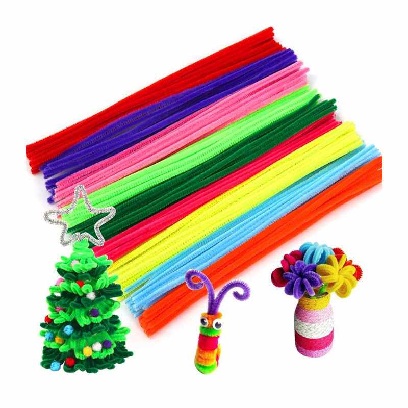 极速彩色毛刷条毛根条p扭扭棒幼儿园儿童创意手工DIY制作材料