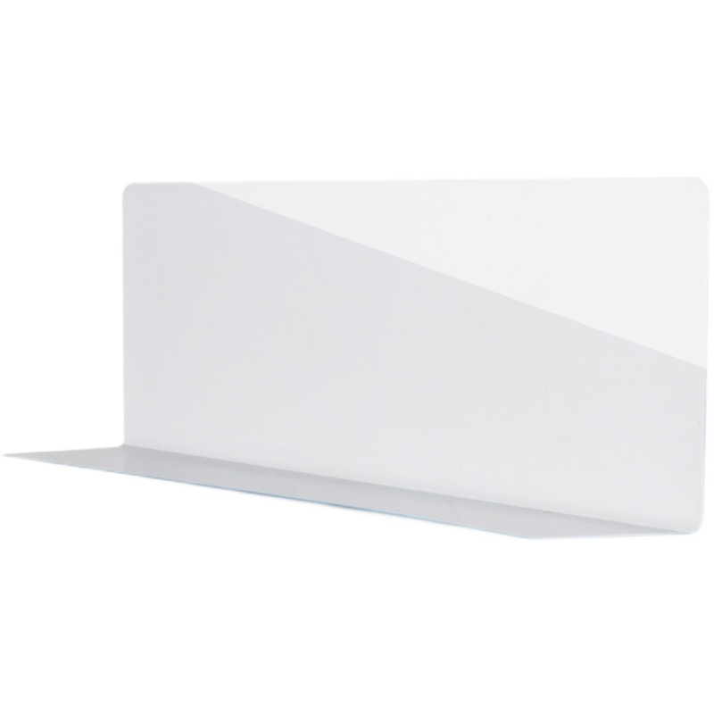 极速PVC透f明挡板硬板1.4mm塑料板货架商品分隔板L型直角楼梯侧板