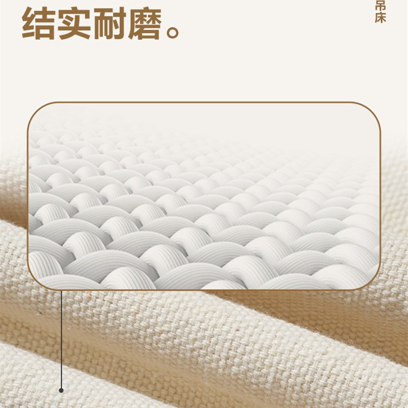 极速户外森系露营野餐烧烤休闲轻便易收L纳秋千加厚帆布梦摇吊牀