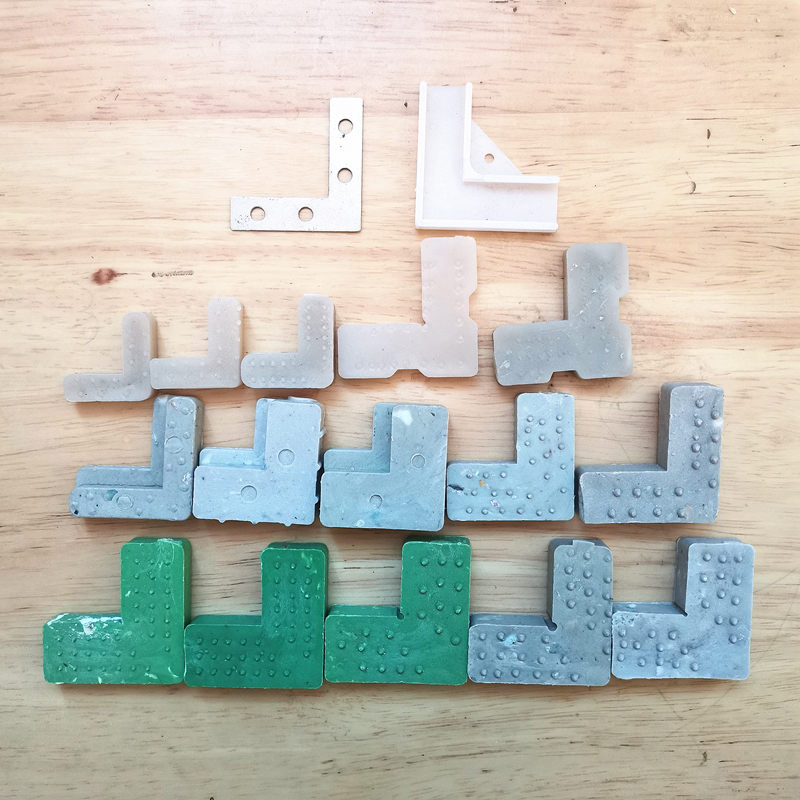 极速塑料角码固定角L型内置拐x角沙角铝合金纱窗框连接角90度直角