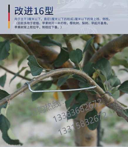 极速果树压枝神器拉枝器开角弯y枝器拨枝器拉枝工具压枝定型器园
